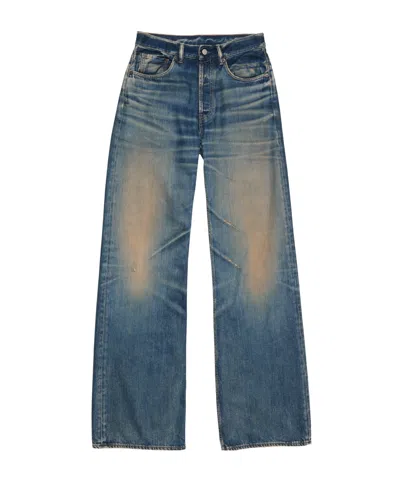 Acne Studios 2023 Rocka Low Waist Wide Jeans In Blue
