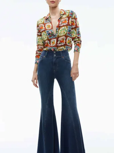 Alice And Olivia Top In Multi