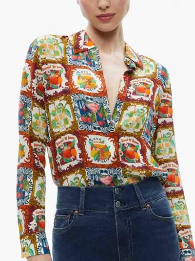 Alice And Olivia Top In Multi