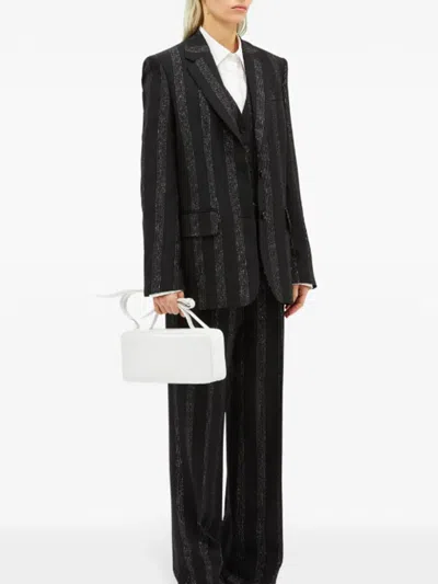 Msgm Striped Single-breasted Blazer
