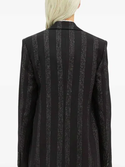 Msgm Striped Single-breasted Blazer