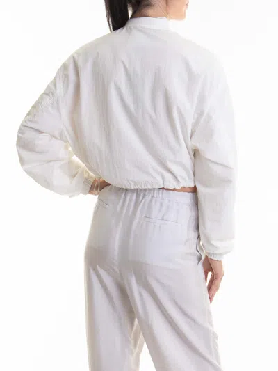 Fabiana Filippi Insert Bomber Jacket Puffer Jackets White