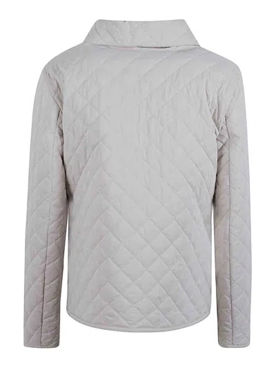 Moorer Quilted Jacket With Classic Collar And Button-down Front