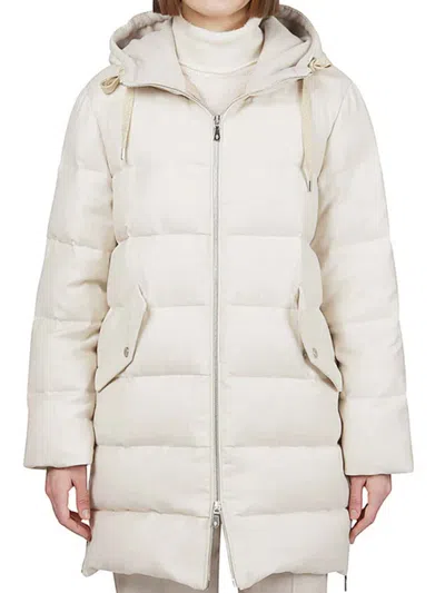 Eleventy Long Sleeve Cotton Coat