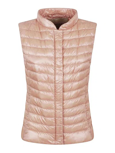 Herno Quilted Sleeveless Lightweight High Collar Jacket