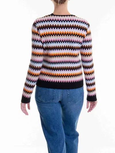 Missoni Striped Wool Knit Self-tie Cardigan In Multi