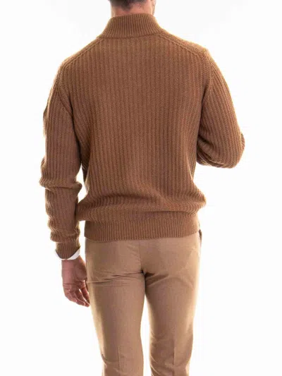 Corneliani Sweater In Brown