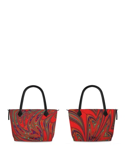 Maria Enrica Nardi Afrodite Tote Bag In Red