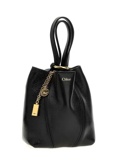 Chloé Chloè Spin Small Leather Tote Bag