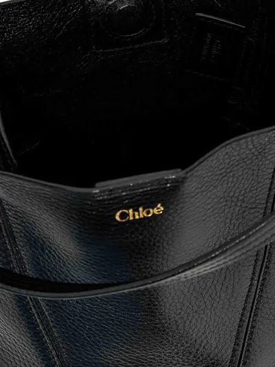 Chloé Chloè Spin Small Leather Tote Bag