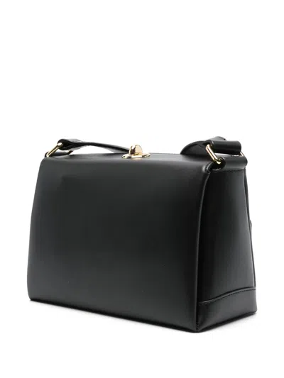 Plan C Twist-lock Leather Shoulder Bag