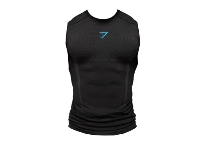 Pre-owned Gymshark Men's  Onyx 5.0 Seamless Tank In Black/onyx Grey