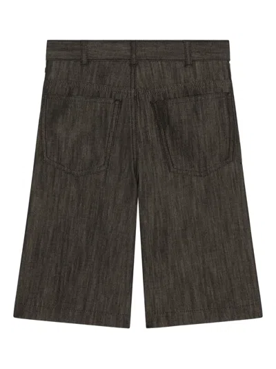 Dolce & Gabbana Kids Shorts With Majolica Print In Black