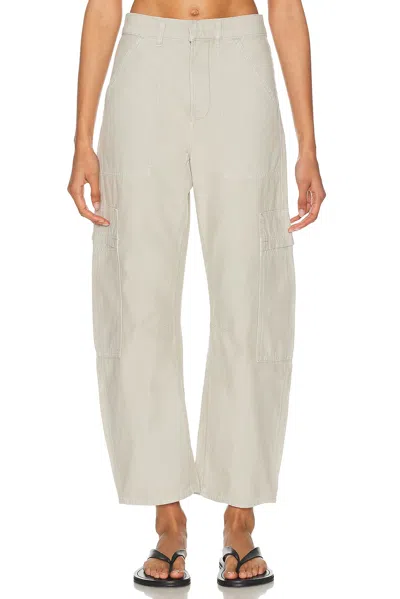 Citizen Of Humanity Citizens Of Humanity Marcelle Low Rise Barrel Cargo Pants In Pashmina