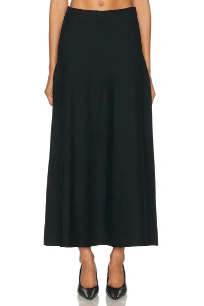 Gabriela Hearst Freddie Wool Blend Knit Midi Skirt