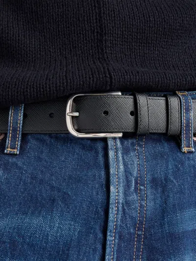 Prada Saffiano Leather Belt