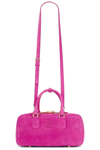 Miu Miu Fuchsia Arcadie Handbag