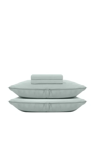 Barefoot Dreams Cal King Washed Bamboo Sheet Set In Blue