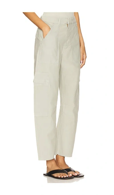 Citizen Of Humanity Citizens Of Humanity Marcelle Low Rise Barrel Cargo Pants In Pashmina