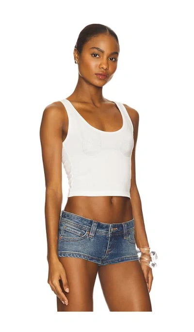 Gcds Hello Kitty Printed Bra Top In White