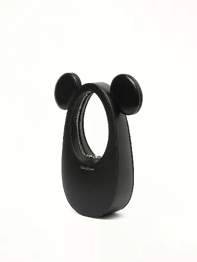 Coperni Mickey Mini Swipe Purse In Black