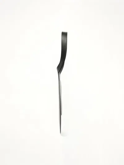 Coperni Mickey Black Handbag With Cut-out Handle And Logo Lettering On The Front In Leather