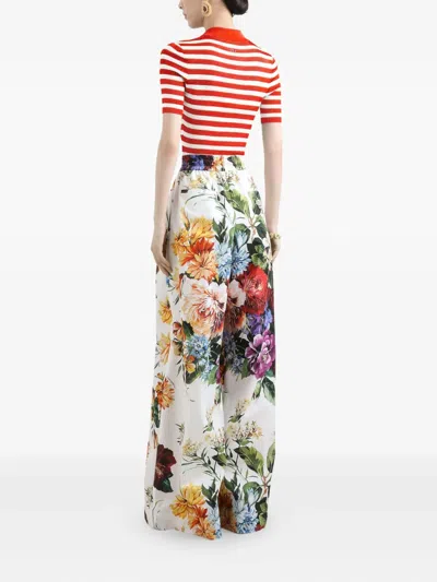 Dolce & Gabbana Viscose Polo In Multi