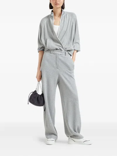 Brunello Cucinelli Linen-wool Tailored Trousers