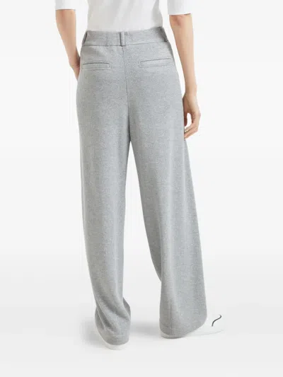 Brunello Cucinelli Linen-wool Tailored Trousers
