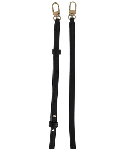 Pinko Small Flat Bag In Crocheted Raffia With Removable Shoulder Strap