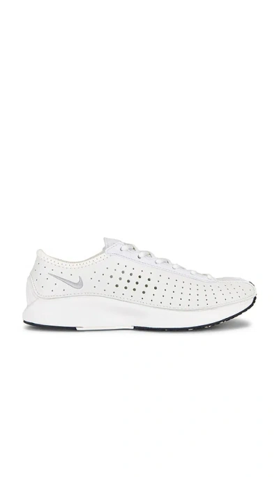 Nike Air Superfly Suede And Perforated Leather Sneakers In White