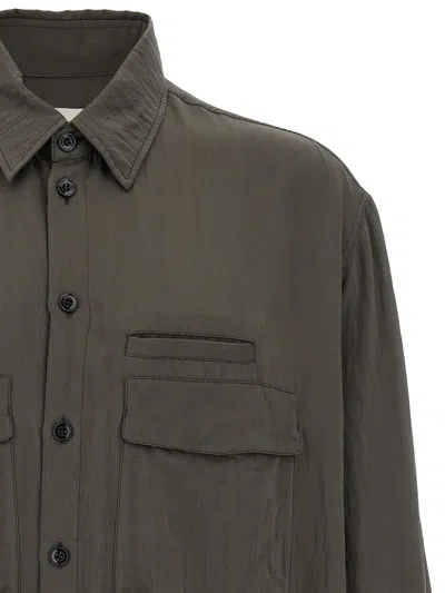 Lemaire Utility Overshirt In Green