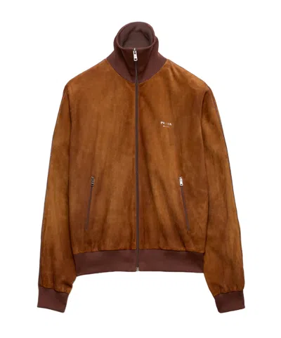 Prada Suede Blouson Jacket