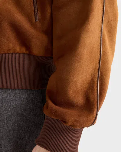 Prada Suede Blouson Jacket