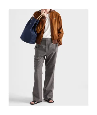 Prada Suede Blouson Jacket