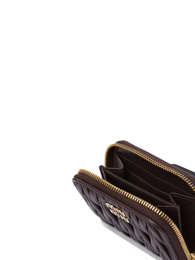 Miu Miu Zip Wallet In Black