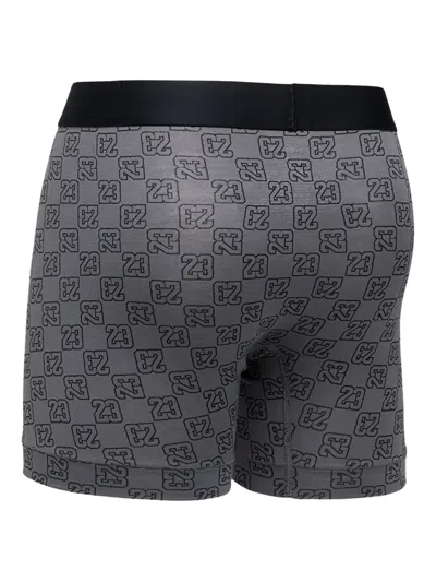 Jordan Monogram Boxers (pack-of-threee) In Black