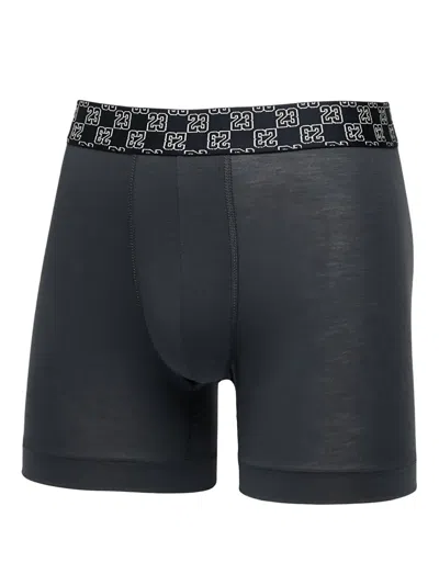 Jordan Monogram Boxers (pack-of-threee) In Black