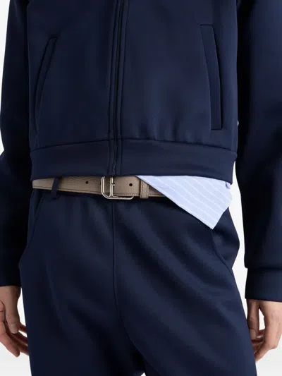 Prada Pebbled-leather Belt