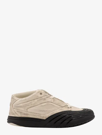 Givenchy Beige Solid Skater Sneakers