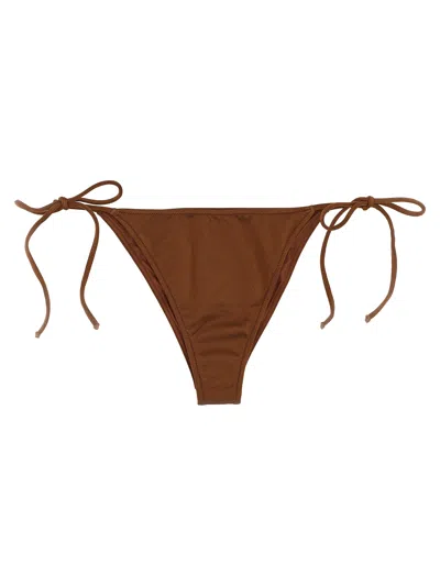 Mc2 Saint Barth Virgo Bikini Bottoms In Brown