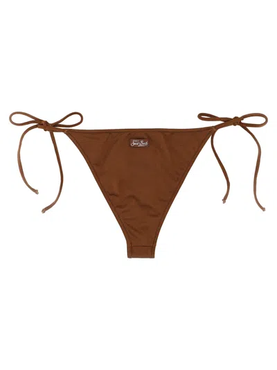 Mc2 Saint Barth Virgo Bikini Bottoms In Brown