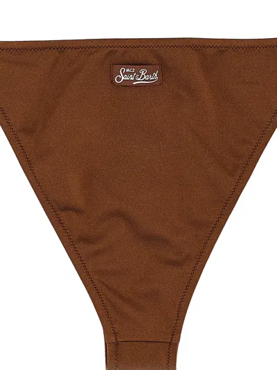 Mc2 Saint Barth Virgo Bikini Bottoms In Brown