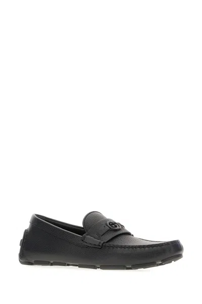 Gucci Men Driver Loafers In Black