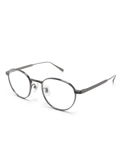 Dunhill Round-frame Glasses In Black