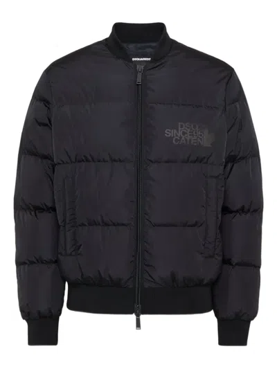 Dsquared2 Dsquared Men Jacket With Logo In Black