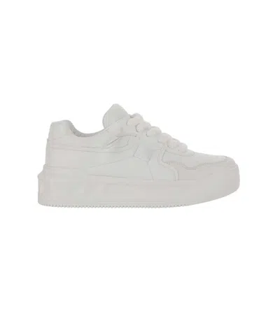 Valentino Garavani White Nappa Leather One Stud Xl Sneakers