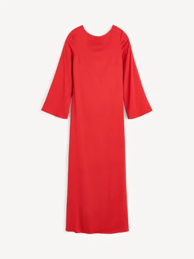 By Malene Birger Mock-neck Cocktail Dress In Red