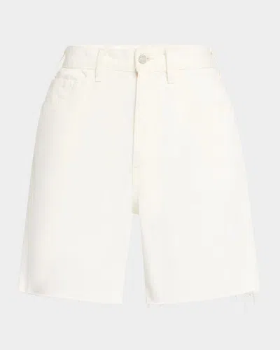 Nili Lotan Russel Raw Edge Denim Shorts