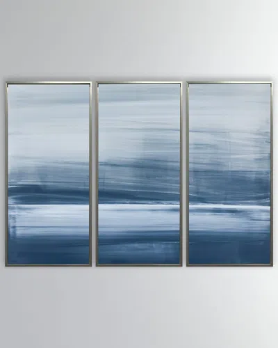 Benson-cobb Studios Coastal Threads Giclee Triptych On Canvas By Carol Benson-cobb